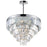 Weiss 12 Light Down Chandelier With Chrome Finish | 9969P24-12-601