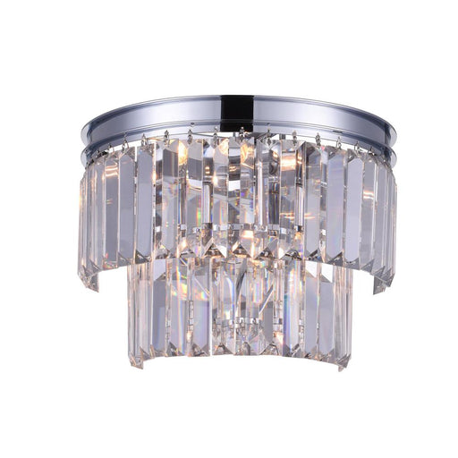 CWI Lighting Weiss 4 Light Wall Sconce With Chrome Finish