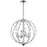 CWI Lighting Esia 4 Light Chandelier With Chrome Finish