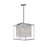 CWI Lighting Cube 5 Light Chandelier With Chrome Finish