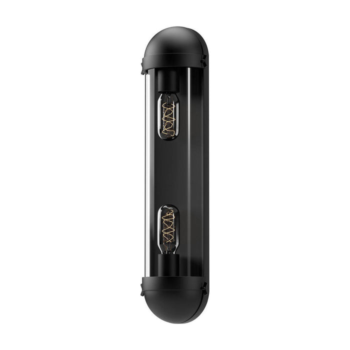 Cyrus 6-in Clear Glass/matte Black 2 Lights Vanity | VL539221MBCL