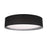 Dalton 16-in Black Led Flush Mount | FM7916-BK-5CCT