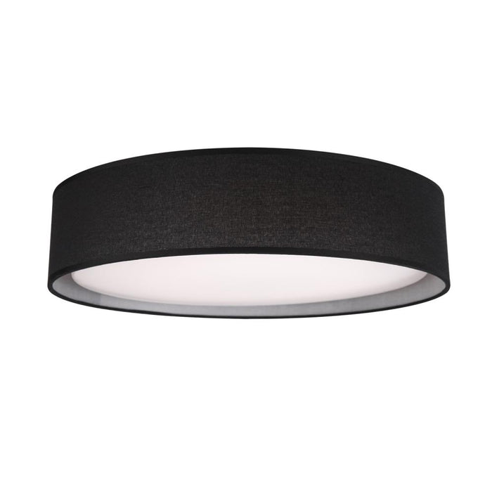 Dalton 16-in Black Led Flush Mount | FM7916-BK-5CCT