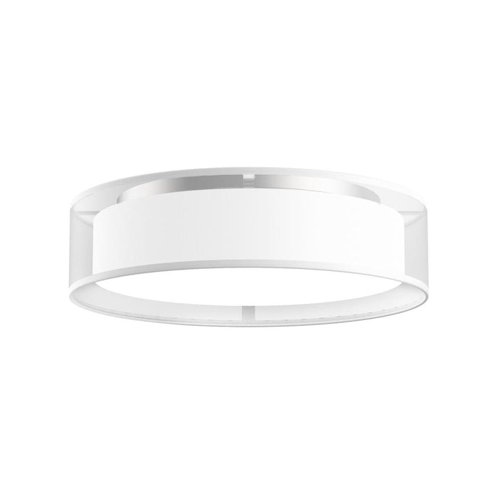 Kuzco Lighting Inc Dalton 16-in White Organza LED Flush Mount