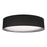 Dalton 20-in Black Led Flush Mount | FM7920-BK-5CCT