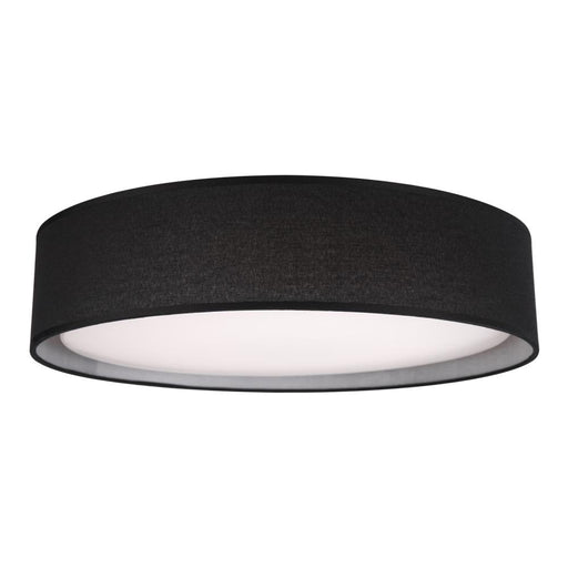 Dalton 20-in Black Led Flush Mount | FM7920-BK-5CCT