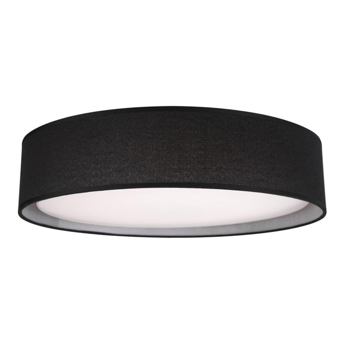 Dalton 20-in Black Led Flush Mount | FM7920-BK-5CCT