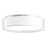 Dalton 20-in White Organza Led Flush Mount | FM7920-WOR-5CCT