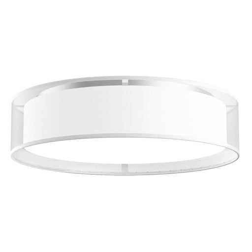 Dalton 20-in White Organza Led Flush Mount | FM7920-WOR-5CCT
