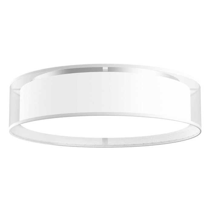 Dalton 20-in White Organza Led Flush Mount | FM7920-WOR-5CCT