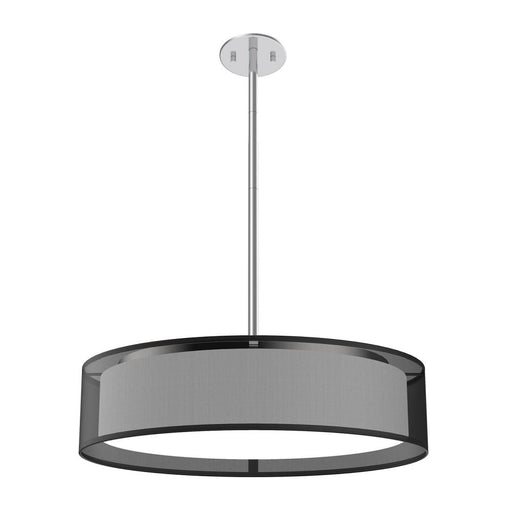 Kuzco Lighting Inc Dalton 20-in Black Organza LED Pendant