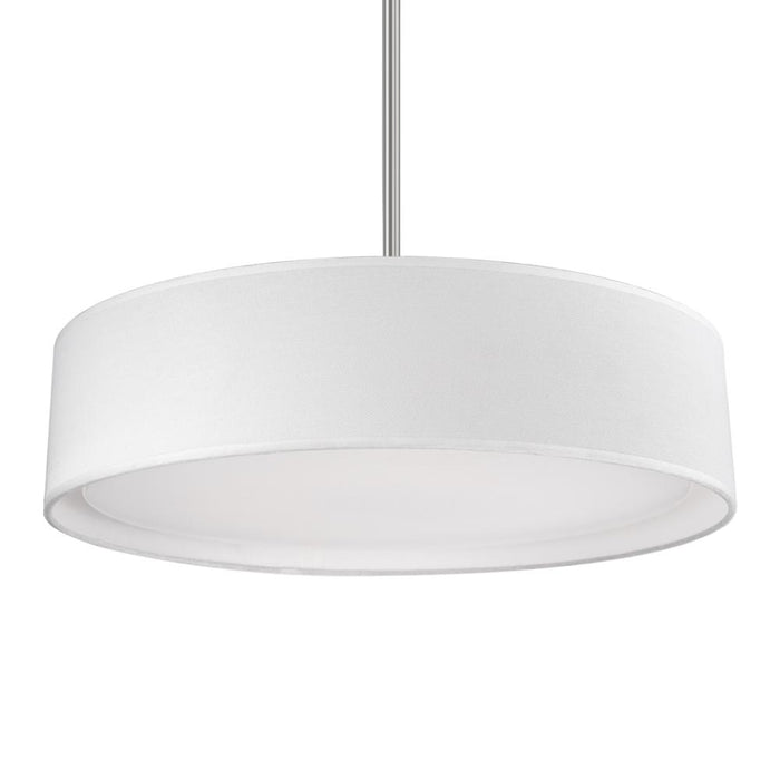 Dalton 20-in White Led Pendant | PD7920-WH-5CCT