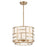 Crystorama Libby Langdon Danielson 4 Light Vibrant Gold Mini Chandelier