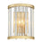 Crystorama Darcy 2 Light Distressed Twilight Sconce