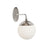 1lt Wall Sconce, Pc W/ Wh Opal Glass | DAY-141W-PC