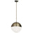  3 Light  Halogen Pendant, Ab W/ Wh Opal Glass | DAY-143P-AB