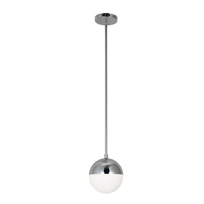 1lt Halogen Pendant, Pc W/ Wh Opal Glass | DAY-71P-PC