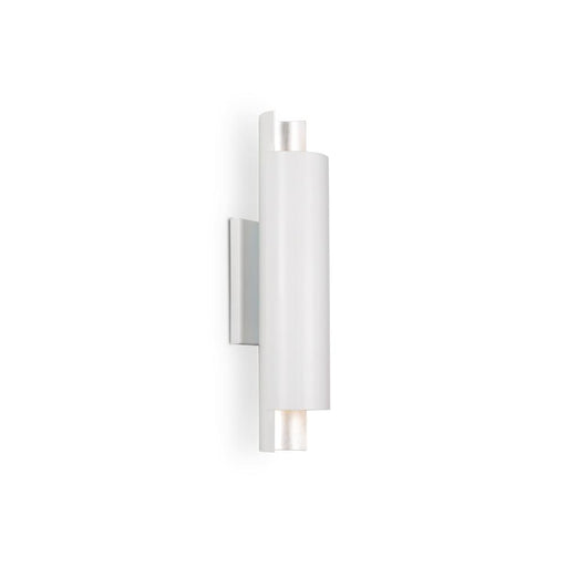 Kuzco Lighting Inc Dela 16-in White/Silver LED Wall Sconce