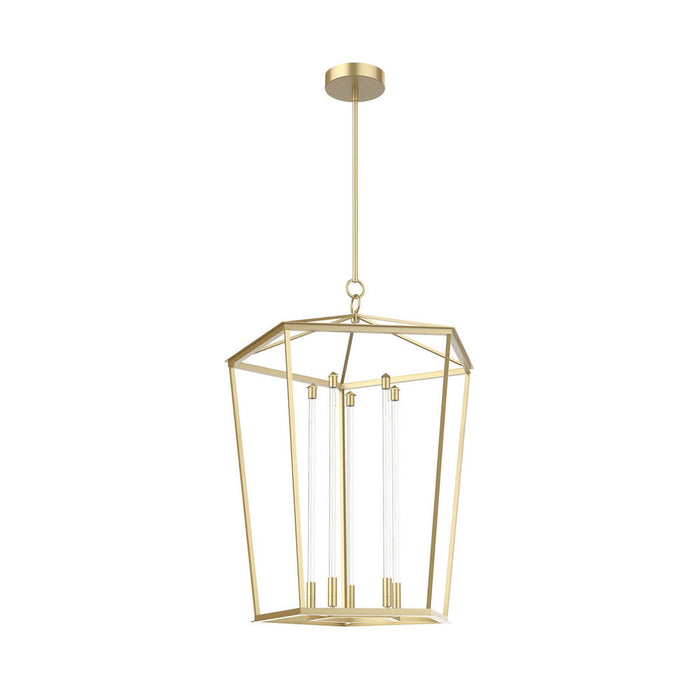 Delphine Natural Brass Led Pendant | PD317129NB