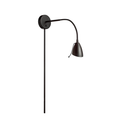 1lt Halogen Wall Lamp, Matte Black | DGUW224-MB