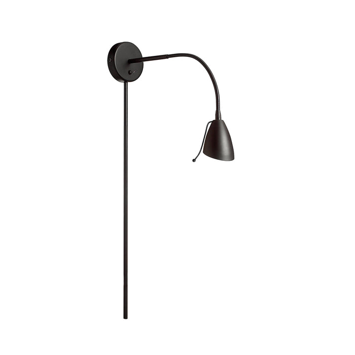 1lt Halogen Wall Lamp, Matte Black | DGUW224-MB