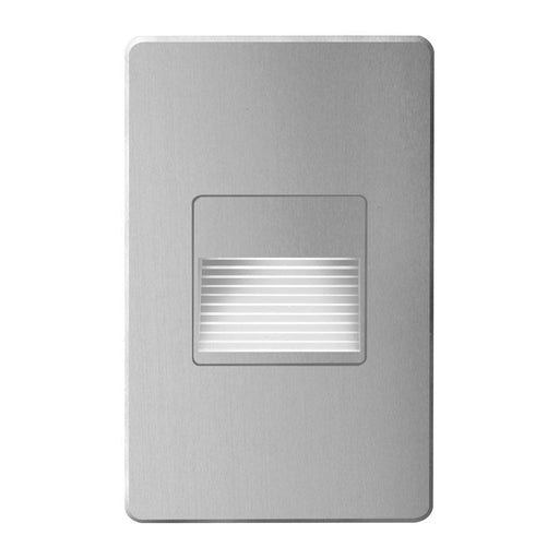 Dainolite Brushed Alum Rectangle In/Out 3W Wal`