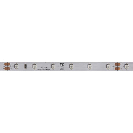 Dainolite IP33 4.8W/M Amber 24VDC,5M 8mm 60LED/M L