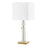 1lt Incandescent Table Lamp, Agb W/ Wh Shade | DM231-AGB