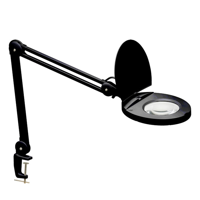 Magnifier W/a-bracket Black | DMLED10-A-BK