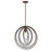 Crystorama Doral 1 Light Forged Bronze Chandelier