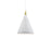 Kuzco Lighting Inc Dorothy 16-in White With Gold Detail 1 Light Pendant