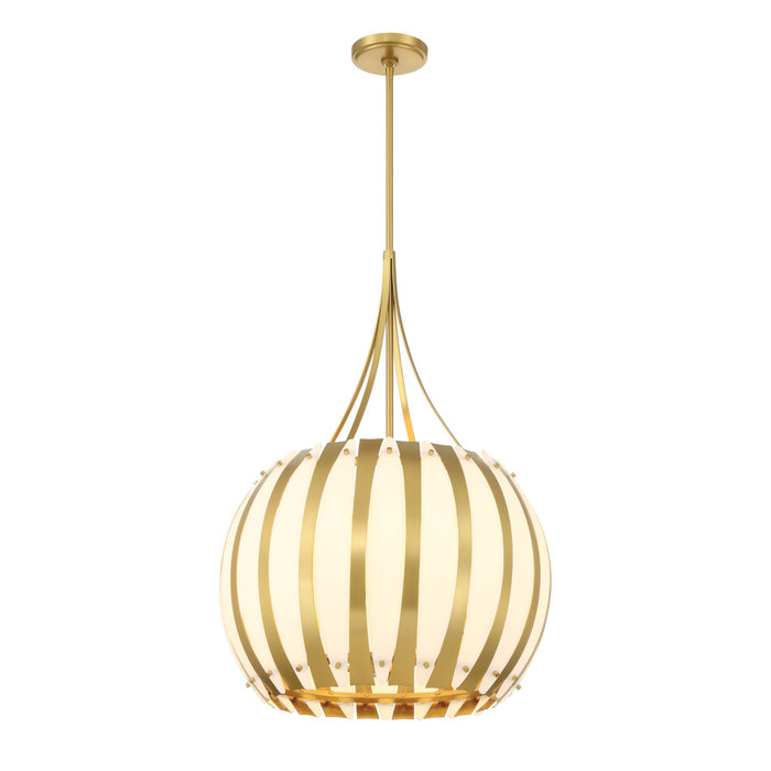 Daria 20.5'' Luxe Gold Chandelier | DRA-8003-LG