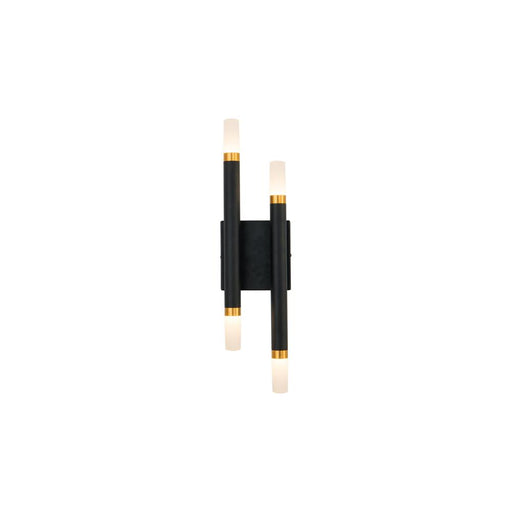 Draven 5-in Black Led Wall Sconce | WS19705-BK-UNV