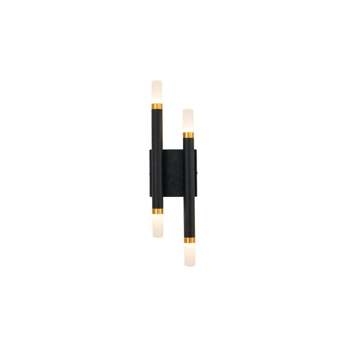 Draven 5-in Black Led Wall Sconce | WS19705-BK