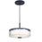 20w Pendant, Mb W/ Clr Rippled Glass | DUL-1120LEDP-MB