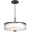 30w Pendant, Mb W/ Clr Rippled Glass | DUL-1530LEDP-MB