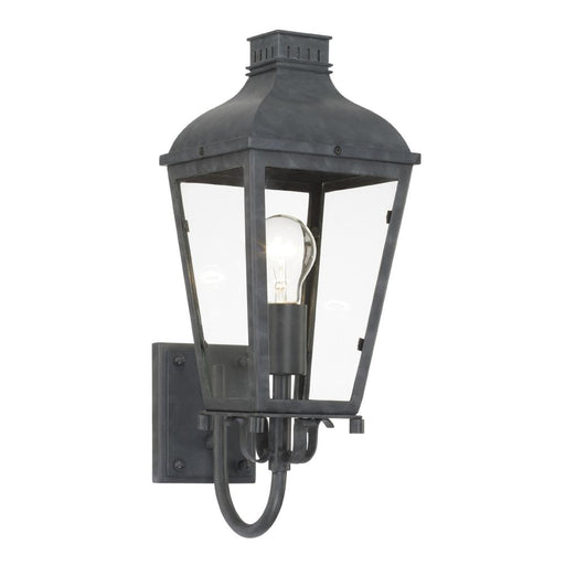 Crystorama Dumont 1 Light Graphite Outdoor Sconce