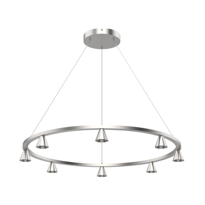 Dune 33-in Brushed Nickel Led Chandeliers | CH19933-BN