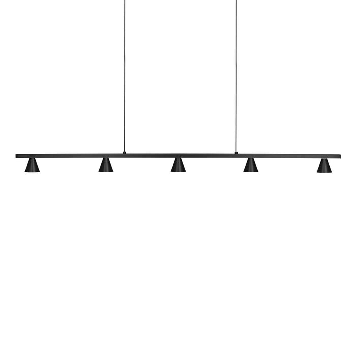 Kuzco Lighting Inc Dune 47-in Black LED Linear Pendant