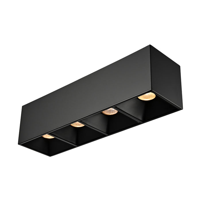Severn 4 Lt Flushmount | DVP22287MF-BK