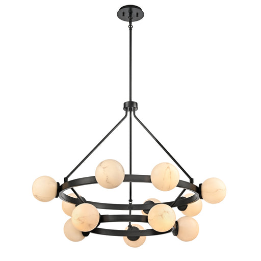 Ville Marie 12-light Chandelier Black | DVP26829EB-GFA