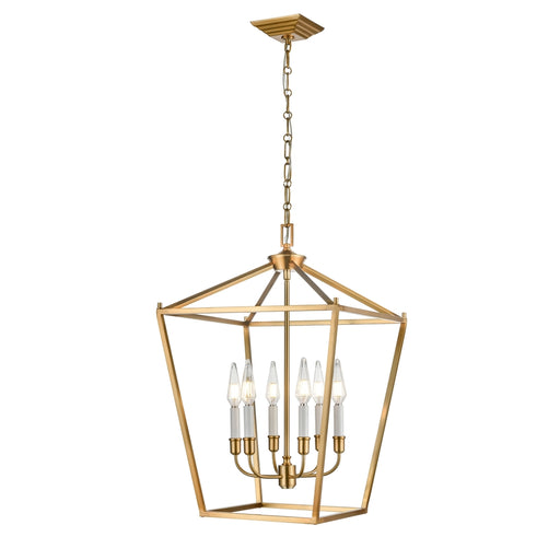 Lundy's Lane 6 Light Foyer | DVP30148MF+BR