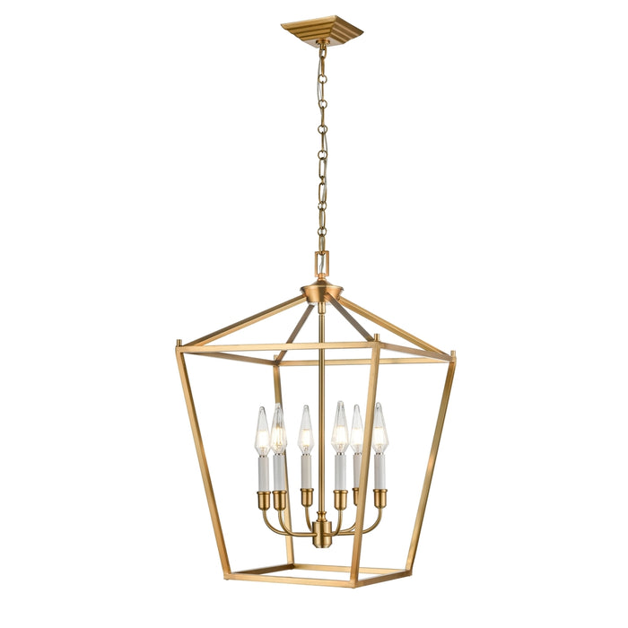 Lundy's Lane 6 Light Foyer | DVP30148MF+BR