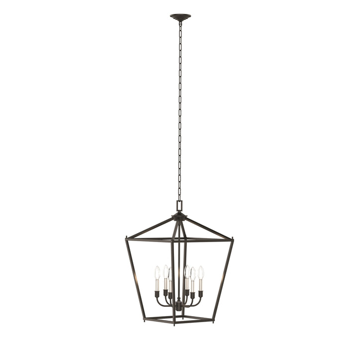 Lundy's Lane 6 Light Foyer | DVP30148MF+GR