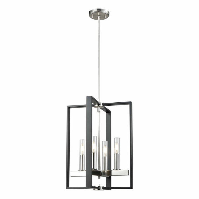 Blairmore 4 Light Foyer | DVP30248SN+GR-CL