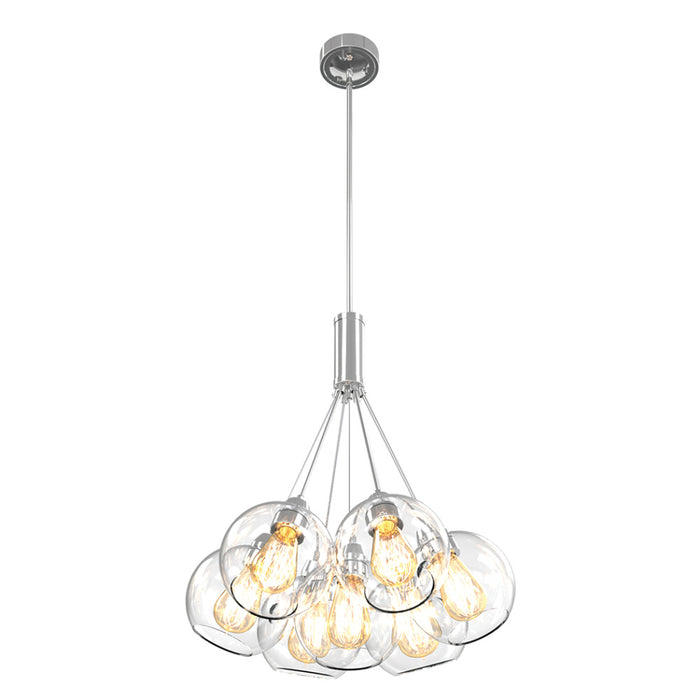 Andromeda 7 Lt Cluster Pendant | DVP34737GR-CL