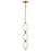 Glimmer Pendant, Brass W/pumpkin Glass | DVP34910BR-PUC