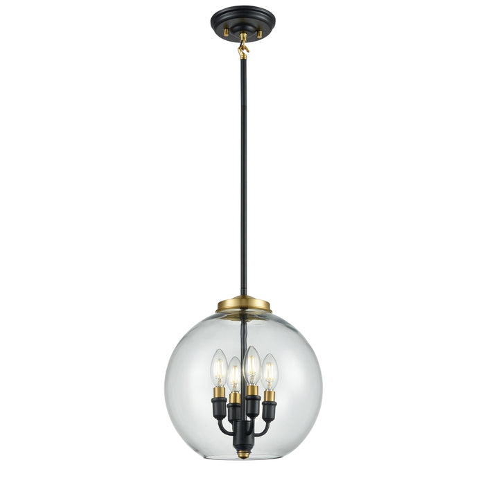 Frontenac 4 Light Foyer | DVP35048MF+GR-CL