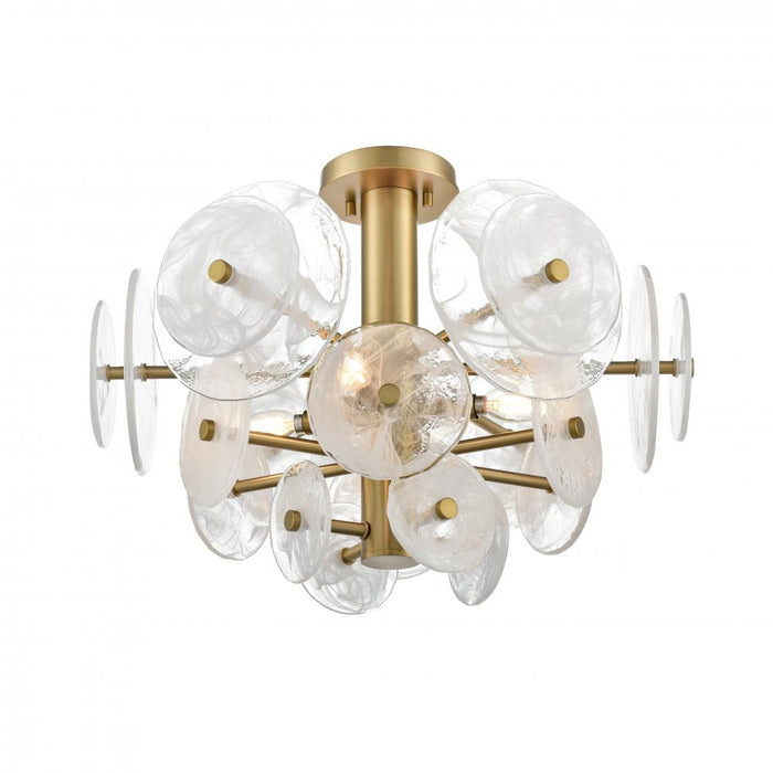 Carousel 4 Lt Semi Flush | DVP36513BR-MS