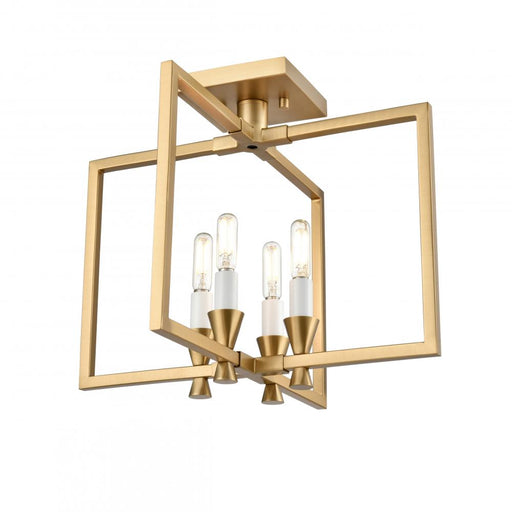 Carisbrooke 15" Semi-flush, Brass | DVP37111BR